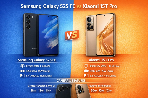 Samsung Galaxy S25 FE vs Xiaomi 15T Pro