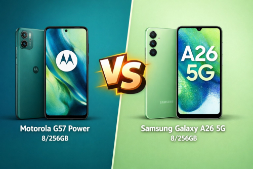 Порівняння Motorola G57 Power та Samsung Galaxy A26 5G