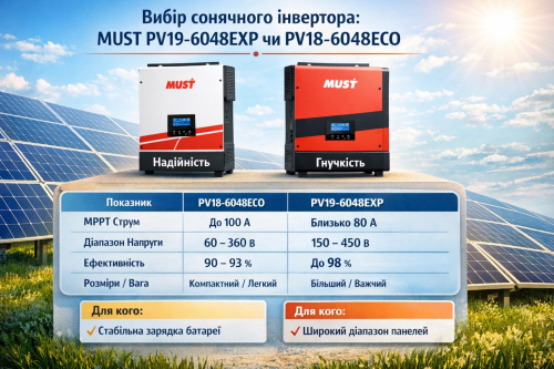 Must PV19-6048EXP чи PV18-6048ECO