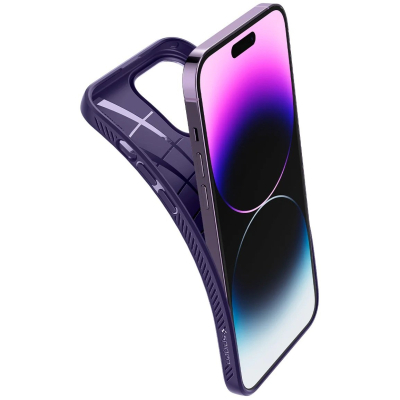 Чохол до моб. телефона Spigen Apple iPhone 14 Pro Max Liquid Air, Deep Purple (ACS05575)