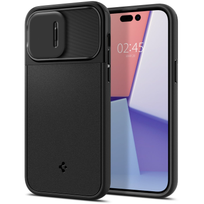 Чохол до моб. телефона Spigen Apple iPhone 14 Pro Optik Armor MagFit, Black (ACS04993)