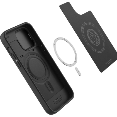 Чохол до моб. телефона Spigen Apple iPhone 14 Pro Optik Armor MagFit, Black (ACS04993)