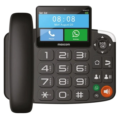 Огляд товару : Мобільний телефон Maxcom Comfort MM42D SE 4G Black