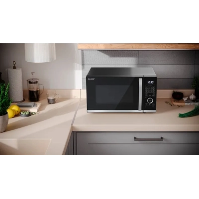 Мікрохвильова піч Sharp YC-QC254AE-B