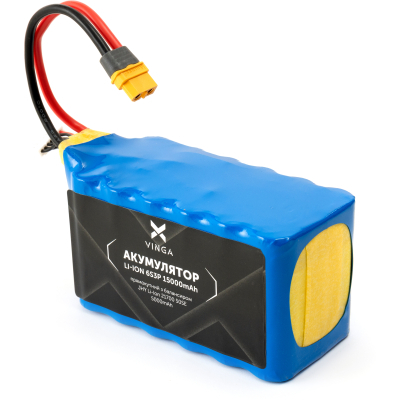 Акумулятор для дрона Vinga Li-ion 6S3P 15000mAh з балансиром (JHY Li-Ion 21700 5000mAh) (V6S3P-5000)