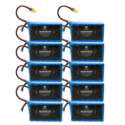 Акумулятор для дрона Vinga Li-Ion 6S3P 15000mAh коробка 10 шт (JHY Li-Ion 21700 5000mAh) (V6S3P-10PCS-15000MAH)