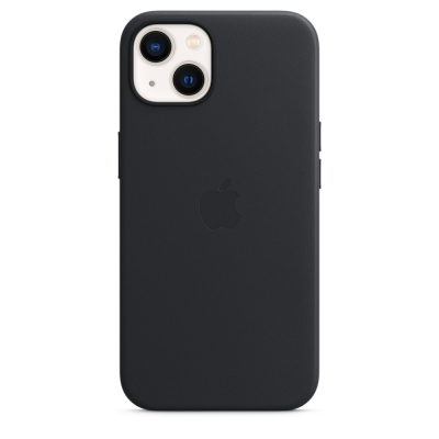 Чохол до мобільного телефона Apple iPhone 13 Leather Case with MagSafe - Midnight, Model A2702 (MM183ZE/A)
