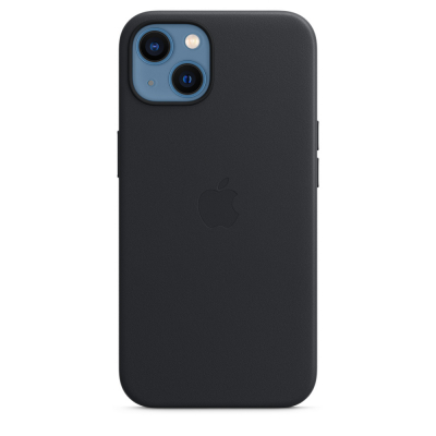 Чохол до мобільного телефона Apple iPhone 13 Leather Case with MagSafe - Midnight, Model A2702 (MM183ZE/A)