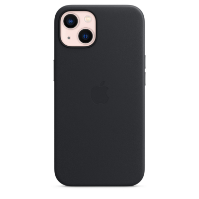 Чохол до мобільного телефона Apple iPhone 13 Leather Case with MagSafe - Midnight, Model A2702 (MM183ZE/A)