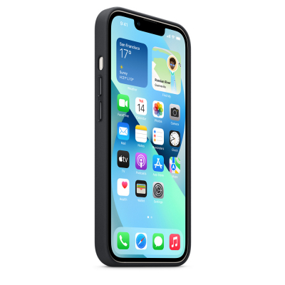 Чохол до мобільного телефона Apple iPhone 13 Leather Case with MagSafe - Midnight, Model A2702 (MM183ZE/A)