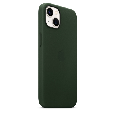 Чохол до моб. телефона Apple iPhone 13 Leather Case with MagSafe - Sequoia Green, Model A (MM173ZE/A)