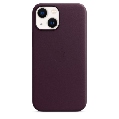 Чохол до моб. телефона Apple iPhone 13 mini Leather Case with MagSafe - Dark Cherry, Mode (MM0G3ZE/A)