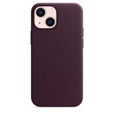 Чохол до моб. телефона Apple iPhone 13 mini Leather Case with MagSafe - Dark Cherry, Mode (MM0G3ZE/A)
