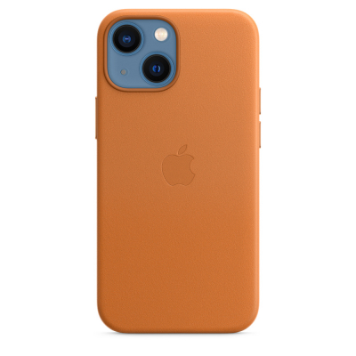 Чохол до моб. телефона Apple iPhone 13 mini Leather Case with MagSafe - Golden Brown, Mod (MM0D3ZE/A)