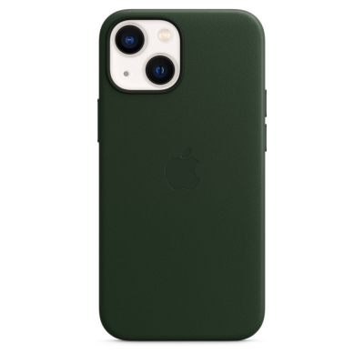 Чохол до моб. телефона Apple iPhone 13 mini Leather Case with MagSafe - Sequoia Green, Mo (MM0J3ZE/A)