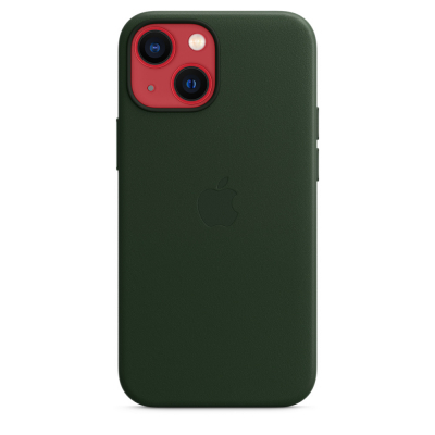 Чохол до моб. телефона Apple iPhone 13 mini Leather Case with MagSafe - Sequoia Green, Mo (MM0J3ZE/A)