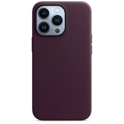 Чохол до моб. телефона Apple iPhone 13 Pro Leather Case with MagSafe - Dark Cherry, Model (MM1A3ZE/A)