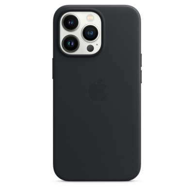 Чохол до моб. телефона Apple iPhone 13 Pro Leather Case with MagSafe - Midnight, Model A2 (MM1H3ZE/A)