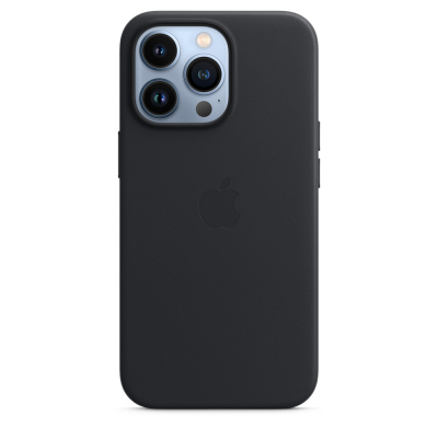 Чохол до моб. телефона Apple iPhone 13 Pro Leather Case with MagSafe - Midnight, Model A2 (MM1H3ZE/A)