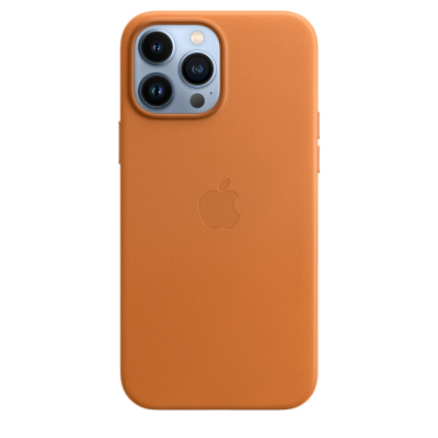 Чохол до моб. телефона Apple iPhone 13 Pro Max Leather Case with MagSafe - Golden Brown, (MM1L3ZE/A)