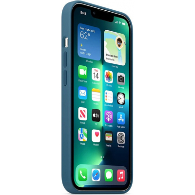 Чохол до моб. телефона Apple iPhone 13 Pro Silicone Case with MagSafe Blue Jay, Model A2 (MM2G3ZE/A)