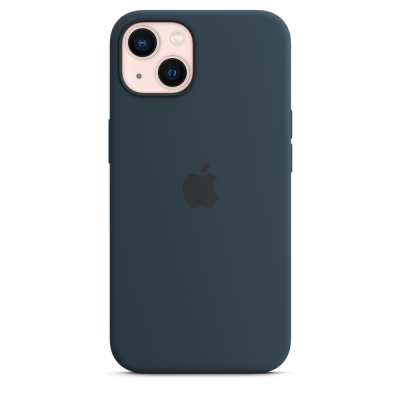 Чохол до моб. телефона Apple iPhone 13 Silicone Case with MagSafe Abyss Blue, Model A270 (MM293ZE/A)