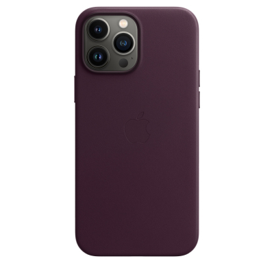 Чохол до моб. телефона Apple iPhone 13 Pro Max Leather Case with MagSafe - Dark Cherry, M (MM1M3ZE/A)