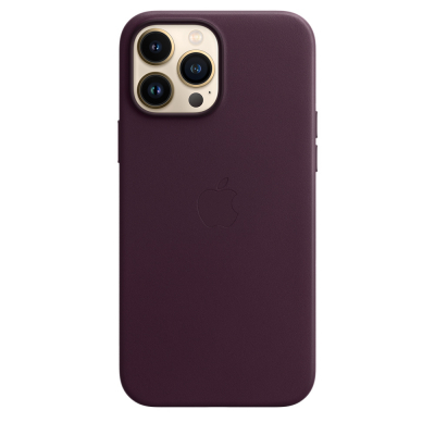 Чохол до моб. телефона Apple iPhone 13 Pro Max Leather Case with MagSafe - Dark Cherry, M (MM1M3ZE/A)