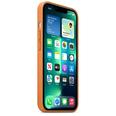 Чохол до моб. телефона Apple iPhone 13 Pro Leather Case with MagSafe - Golden Brown, Mode (MM193ZE/A)