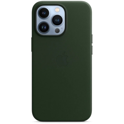 Чохол до моб. телефона Apple iPhone 13 Pro Leather Case with MagSafe - Sequoia Green, Mod (MM1G3ZE/A)