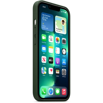 Чохол до моб. телефона Apple iPhone 13 Pro Leather Case with MagSafe - Sequoia Green, Mod (MM1G3ZE/A)
