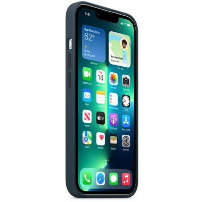 Чохол до моб. телефона Apple iPhone 13 Pro Silicone Case with MagSafe Abyss Blue, Model (MM2J3ZE/A)