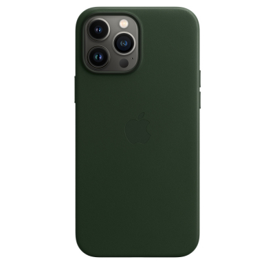 Чохол до моб. телефона Apple iPhone 13 Pro Max Leather Case with MagSafe - Sequoia Green, (MM1Q3ZE/A)