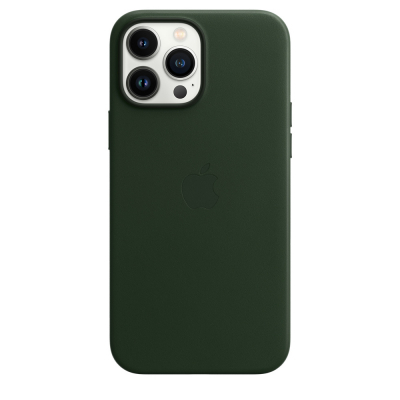 Чохол до моб. телефона Apple iPhone 13 Pro Max Leather Case with MagSafe - Sequoia Green, (MM1Q3ZE/A)