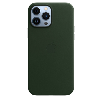 Чохол до моб. телефона Apple iPhone 13 Pro Max Leather Case with MagSafe - Sequoia Green, (MM1Q3ZE/A)