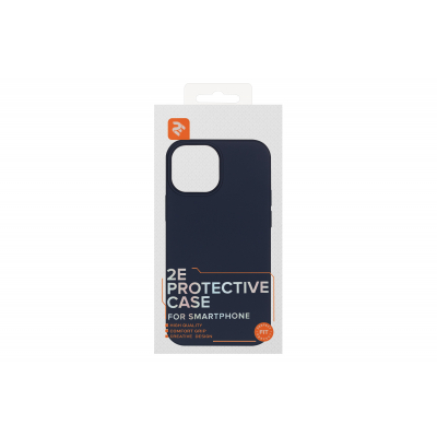 Чохол до мобільного телефона 2E Basic Apple iPhone 13 Mini , Liquid Silicone, Midnight Blue (2E-IPH-13MN-OCLS-MB)