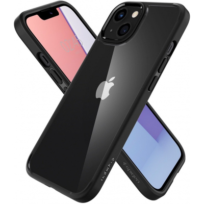 Чохол до мобільного телефона Spigen Spigen Apple iPhone 13 Crystal Hybrid, Matte Black (ACS03561)