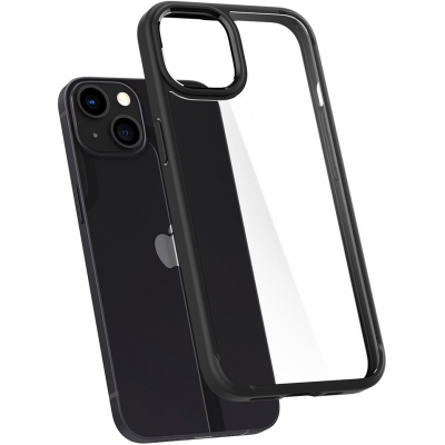 Чохол до мобільного телефона Spigen Spigen Apple iPhone 13 Crystal Hybrid, Matte Black (ACS03561)