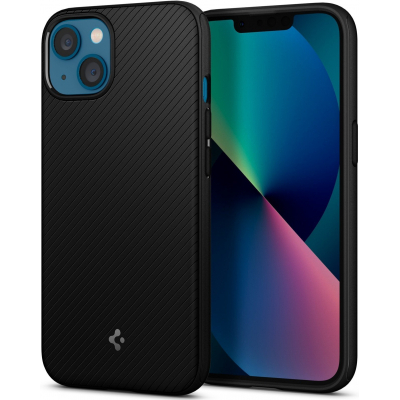 Чохол до мобільного телефона Spigen Spigen Apple iPhone 13 Mag Armor, Matte Black (ACS03546)