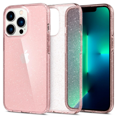 Чохол до мобільного телефона Spigen Spigen Apple Iphone 13 Pro Liquid Crystal Glitter, Rose Quar (ACS03256)