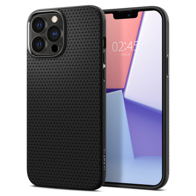 Чохол до моб. телефона Spigen Spigen Apple iPhone 13 Pro Max Liquid Air, Matte Black (ACS03201)