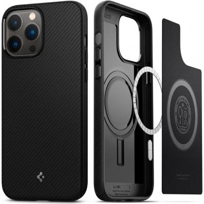 Чохол до моб. телефона Spigen Spigen Apple Iphone 13 Pro Max Mag Armor, Matte Black (ACS03226)