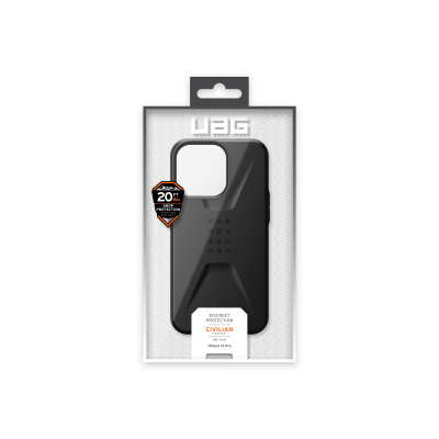 Чохол до моб. телефона Uag Apple Iphone 13 Pro Civilian, Black (11315D114040)
