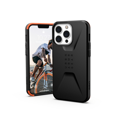 Чохол до моб. телефона Uag Apple Iphone 13 Pro Civilian, Black (11315D114040)