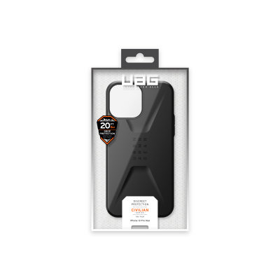 Чохол до моб. телефона Uag Apple Iphone 13 Pro Max Civilian, Black (11316D114040)