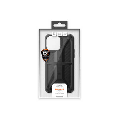 Чохол до моб. телефона Uag Apple Iphone 13 Pro Max Monarch, Carbon Fiber (113161114242)