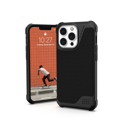 Чохол до моб. телефона Uag Apple Iphone 13 Pro Metropolis LT, Kevlar BLACK (11315O113940)