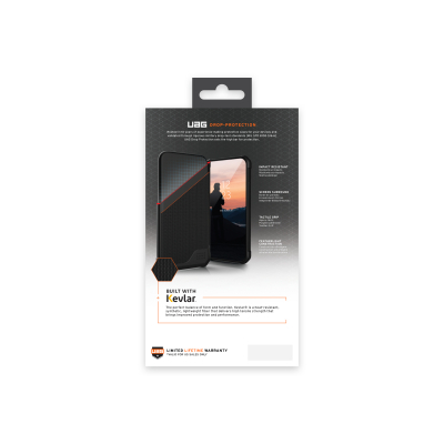 Чохол до моб. телефона Uag Apple Iphone 13 Pro Metropolis LT, Kevlar BLACK (11315O113940)