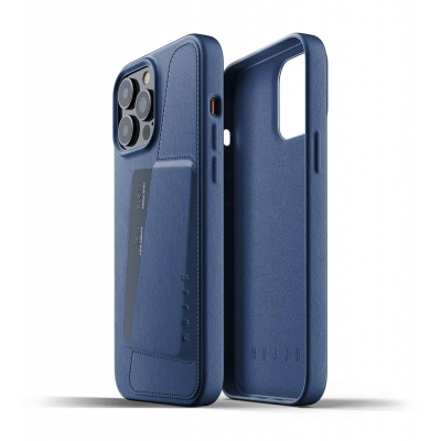 Чохол до моб. телефона Mujjo Apple iPhone 13 Pro Max Wallet Full Leather, Monaco Blue (MUJJO-CL-018-BL)