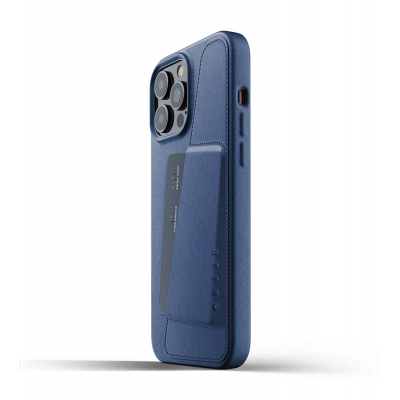 Чохол до моб. телефона Mujjo Apple iPhone 13 Pro Max Wallet Full Leather, Monaco Blue (MUJJO-CL-018-BL)